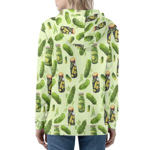 Service OEM, quantité personnalisable, sweats à capuche pour femmes, résistants à l'eau, au vent et aux bouloches, doublés, imprimés par sublimation - Product Image 2