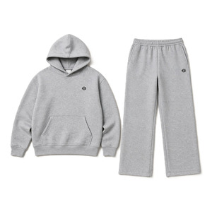 Ensembles de sweats à capuche et pantalons de survêtement amples et décontractés personnalisables pour hommes, en molleton de coton épais 450 GSM, vente en gros de vêtements de sport - Product Image 4