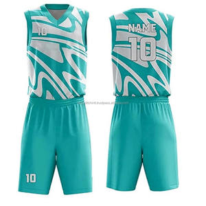 Ensemble d'uniformes de basketball unisexes sur mesure, respirant, sans manches, 100% polyester, sublimation, maillot réversible - Product Image 3