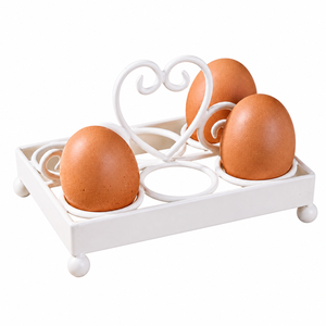 Soporte en espiral de acero inoxidable para huevos, dispensador vertical de huevos para almacenamiento y frescura en la encimera de la cocina - Product Image 5