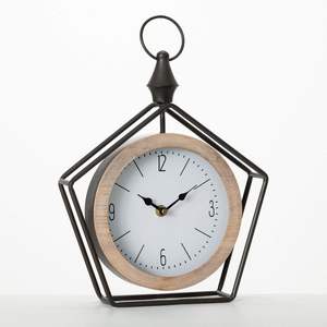 Elegant Modern Metal <b>Desk</b> <b>Clock</b> For Home And Office Decor With Decorative Beauty And Silent Timekeeping Mechanism - Product Image 4