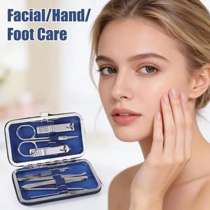 7 in 1 Stainless Steel Professional <b>Nail</b> <b>Kit</b> with Case Single Spring Portable Manicure Tools for Adult Classic Style - Product Image 2