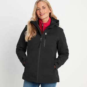 <b>Women</b> Softshell <b>Jacket</b> Hooded Zip Up Outdoor Workwear Breathable <b>Lightweight</b> Coat <b>for</b> Spring <b>Womens</b> Rain <b>Jacket</b> - Product Image 5