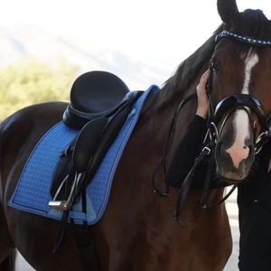 Nouvelle arrivée : tapis de selle pour cheval avec design personnalisé, prix bas, pour dressage et saut anglais, service OEM disponible. - Product Image 3