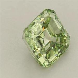 Diamante CVD Cultivado en Laboratorio, Corte Asscher, Verde Intenso, Claridad VVS-VS, Certificado IGI, para Joyería - Product Image 3