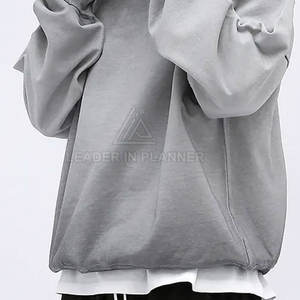 เสื้อสเวตเชิ้ตผู้ชายราคาสมเหตุสมผล สีพื้น ออกแบบโลโก้ได้เอง สวมใส่สบาย เสื้อเบสิคผู้ชายแบบย้อมสี - Product Image 5