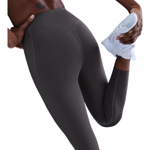 Women's Casual High Waist Charcoal Gray Yoga Leggings <b>Tummy</b> <b>Control</b> Quick Dry Breathable Lightweight Workout Fitness Running - Product Image 4