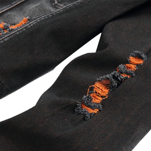 Chaquetas de Mezclilla Formales Personalizadas al por Mayor para Hombre, con Botones, Color Sólido, 100% Algodón, Calidad Premium - Product Image 4