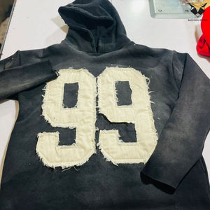 เสื้อฮู้ดดี้คุณภาพสูงแบบมีซิป สั่งทำโลโก้ได้ ผ้าฝ้าย 100% ทรงยูนิเซ็กส์ ไซส์ US ผ้าถักเนื้อหนา เหมาะสำหรับฤดูใบไม้ร่วง - Product Image 2