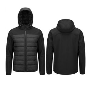 Best Selling Warm Men's Hooded <b>Winter</b> Ski <b>Jacket</b> Zipper <b>Waterproof</b> Breathable Rip-Stop Anti-UV Quick Dry Softshell 100% - Product Image 4