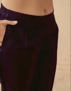 Conjunto de Kurta de diseñador con lentejuelas y bordados de Rayón Slub para compradores mayoristas, ropa étnica de alto margen para boutiques y venta en línea. - Product Image 6