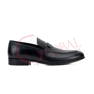 Zapatos de vestir de cuero para hombre con doble hebilla, estilo mocasín, formales, de negocios, sin cordones, con hebilla, de diseñador, de lujo, para boda, oficina, moda. - Product Image 6