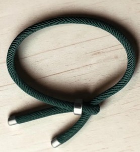 Minimalist Rope Bracelet Adjustable Cord Bracelet for <b>Men</b> Women Stainless Steel Simple Couple Gift - Product Image 1