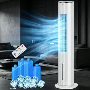Ventilatore Rinfrescante 3-in-1 Bianco da 42FT con Umidificatore, Raffrescatore Evaporativo, Spina EU, 3 Modalità, 3 Velocità, Timer 12H per Uso Domestico - Product Image 4
