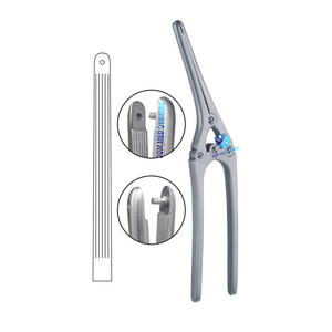 Pinza de Pylorus para trituración intestinal Payr, 70 mm, con pin serrado, acero inoxidable 203, instrumento quirúrgico manual reutilizable - Product Image 1