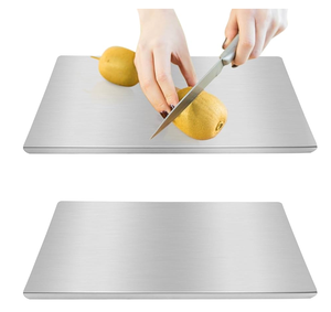 Tabla de Cortar de Acero Inoxidable para Encimera, Tamaño Mediano, Apta para Lavavajillas, Accesorios de Cocina, Mejor Calidad y Precio Bajo - Product Image 2