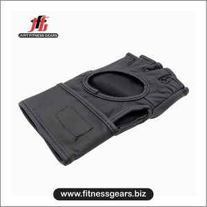 Gants de MMA JUST FITNESS GEARS pour la boxe et l'entraînement de combat, en cuir PU respirant, fermeture auto-agrippante pour le soutien du poignet - Product Image 3