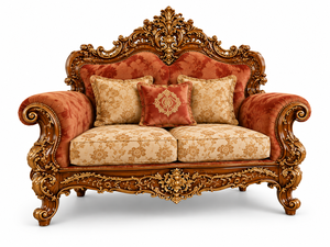 Magnifique ensemble de canapés 7 places sculptés à la main pour salon, style Maharaja, avec table assortie pour salle de séjour, ensemble de canapés confortables. - Product Image 2