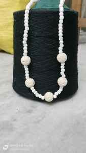 Collier de perles en verre sculptées à la main, style bouddhiste, bijoux équitables, pendentif artisanal en gros pour acheteurs en vrac, cadeau - Product Image 3