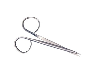 กรรไกรผ่าตัดแบบตรง ขนาด 11.5 ซม. ทำจากสแตนเลสสตีล คมกริบ แม่นยำสูง ใช้ซ้ำได้ ฆ่าเชื้อได้ด้วยการอบไอน้ำ - Product Image 3