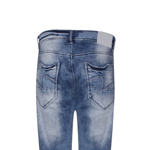 Pantalones vaqueros holgados y apilados para hombre con bajo MOQ, novedad 2026, logotipo personalizado, pantalones vaqueros holgados de ajuste relajado para hombre - Product Image 5