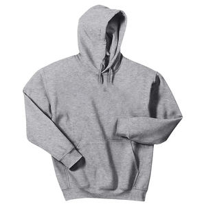 เสื้อฮู้ดดี้สไตล์ Zeta Grey Unisex สำหรับชมรมนักเรียนชายและหญิง พิมพ์ลายตัวอักษรกรีก โลโก้มหาวิทยาลัย ผ้าฝ้ายฟลีซ - Product Image 1