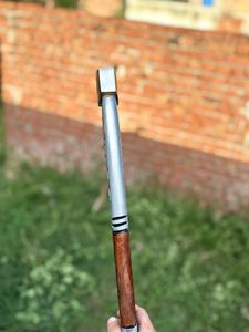 Thewizcrafts Hache de fendage personnalisée 19,5 pouces en acier D2, Tomahawk avec manche en bois de rose et étui en cuir, pour la chasse, le camping, cadeau pour papa - Product Image 5