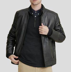 Veste en cuir rouge Avirex de haute qualité pour hommes, différentes couleurs disponibles, tailles personnalisées, meilleure vente, veste en cuir rouge Avirex pour hommes pour l'hiver - Product Image 4