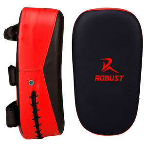 แผ่นรองเตะหนังวัวน้ำหนักเบาสำหรับการฝึกซ้อมมวยและศิลปะการต่อสู้ ป้องกันได้ดีและจับถนัดมือในช่วงการฝึกซ้อมที่ยาวนาน - Product Image 1