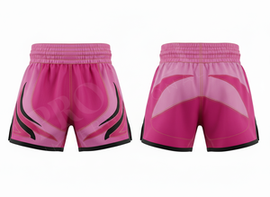 Shorts de Muay Thai personnalisés Pro Felt, équipement de boxe, combat, entraînement MMA, légers, confortables, logo brodé. - Product Image 6