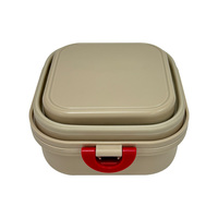 Tazón Portátil Plegable para Mascotas, Tazón de Silicona Plegable de Grado Alimenticio para Viajes, con Tapa y Cordón para Perros, Gatos, Campamentos al Aire Libre