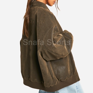 2026 New Design Wholesale High Quality Customizes Fashionable Comfortable Leather Jackets For Women Wear - Product Image 3