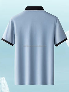 Polo de verano para hombre, camiseta de manga corta con logotipo personalizado, polos largos de peso pesado, polos para hombre - Product Image 5