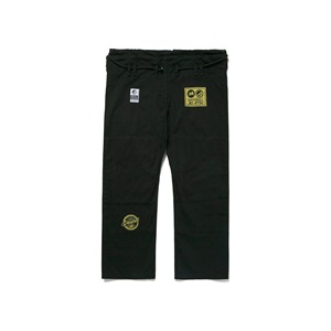 BJJ Gi for Cut for Batch 136 Competitor Retro Uniform Lightweight Breathable Quick Dry Black with <b>Red</b> Combination - Product Image 4