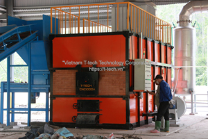 Incinerador de residuos industriales peligrosos, horno de tratamiento de residuos a alta temperatura con funcionamiento ecológico, energía renovable - Product Image 4