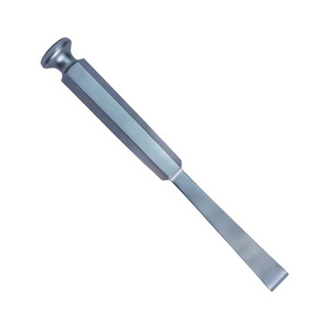 Ciseau à os orthopédique 10 mm, modèle droit, en acier inoxydable allemand, instrument chirurgical manuel de coupe osseuse, réutilisable - Product Image 2