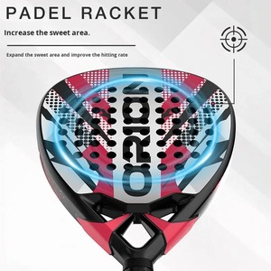 Raquette de padel et de beach tennis en fibre de carbone avec noyau en mousse EVA, logo personnalisé, pour sports de plein air, ODM/OEM - Product Image 4