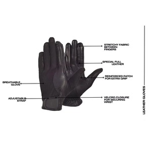Gants d'équitation personnalisés en maille pleine longueur pour hommes et femmes, en cuir synthétique, pour l'été et l'hiver – Meilleures ventes - Product Image 2