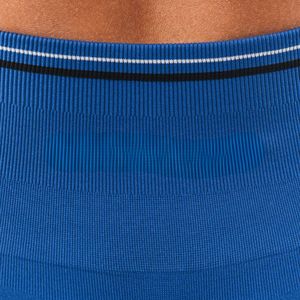 Shorts de sport taille mi-haute bleu roi pour femme – Compression extensible, entraînement, fitness, yoga, tenue de performance - Product Image 6