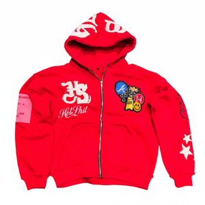 เสื้อฮู้ดดี้ผู้ชายแบบซิป ออกแบบเองได้ ปักโลโก้ตามสั่ง แฟชั่นทันสมัย ผลิตโดยผู้ผลิตเสื้อฮู้ดดี้หลากสี - Product Image 2