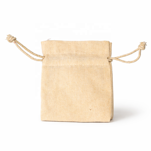 Bolsa Ecológica Biodegradable y Reciclable de Algodón con Cordón para Compras, Regalos, Joyería, Dulces, Granos de Café, Almacenamiento Reutilizable - Product Image 1