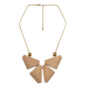 Collar con Colgante de Cruz de Madera Ecológico para Mujer, Accesorios de Moda con Cristal - Product Image 6