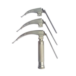 Ensemble de laryngoscopes avec lames et poignée pour la gestion des voies respiratoires chez l'adulte et l'enfant, intubation endotrachéale, usage ORL - Product Image 3
