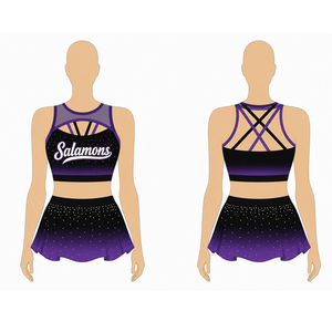 Vestidos de Práctica de Animadoras Personalizables Unisex para Niños, Servicio de Fabricante OEM, Spandex/Algodón 220g - Product Image 3