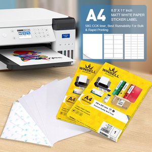 Etiqueta autoadhesiva de papel semibrillante A4 de 150Gsm personalizada Winsell - Product Image 5