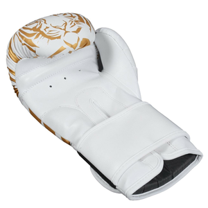 Gants de boxe professionnels en cuir imperméables avec fermeture auto-agrippante, légers, sangle de poignet réglable, MMA/Kickboxing - Product Image 6
