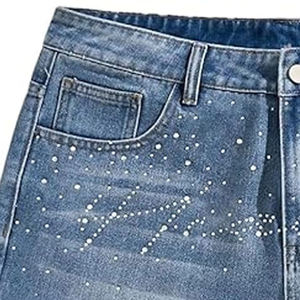 Shorts en jean pour hommes de haute qualité, best-sellers, pour l'entraînement, usage décontracté, nouvelle arrivée, vêtements d'été pour la course à pied, short en jean pour hommes - Product Image 3