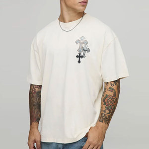 Camiseta de Hombre, Corte Regular, Blanca, 100% Algodón, Estilo Urbano, Manga Corta, Cuello Redondo, Transpirable y Ecológica - Product Image 3