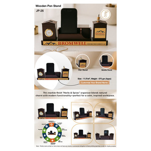 Luxury Solid Wood Table <b>Top</b> Surface with Personalization and Printing for Promotional Office Use - Product Image 5