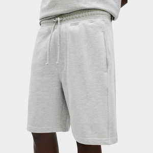 Shorts Bermuda en coton uni pour homme, taille mi-haute avec cordon de serrage, tenue décontractée - Product Image 3